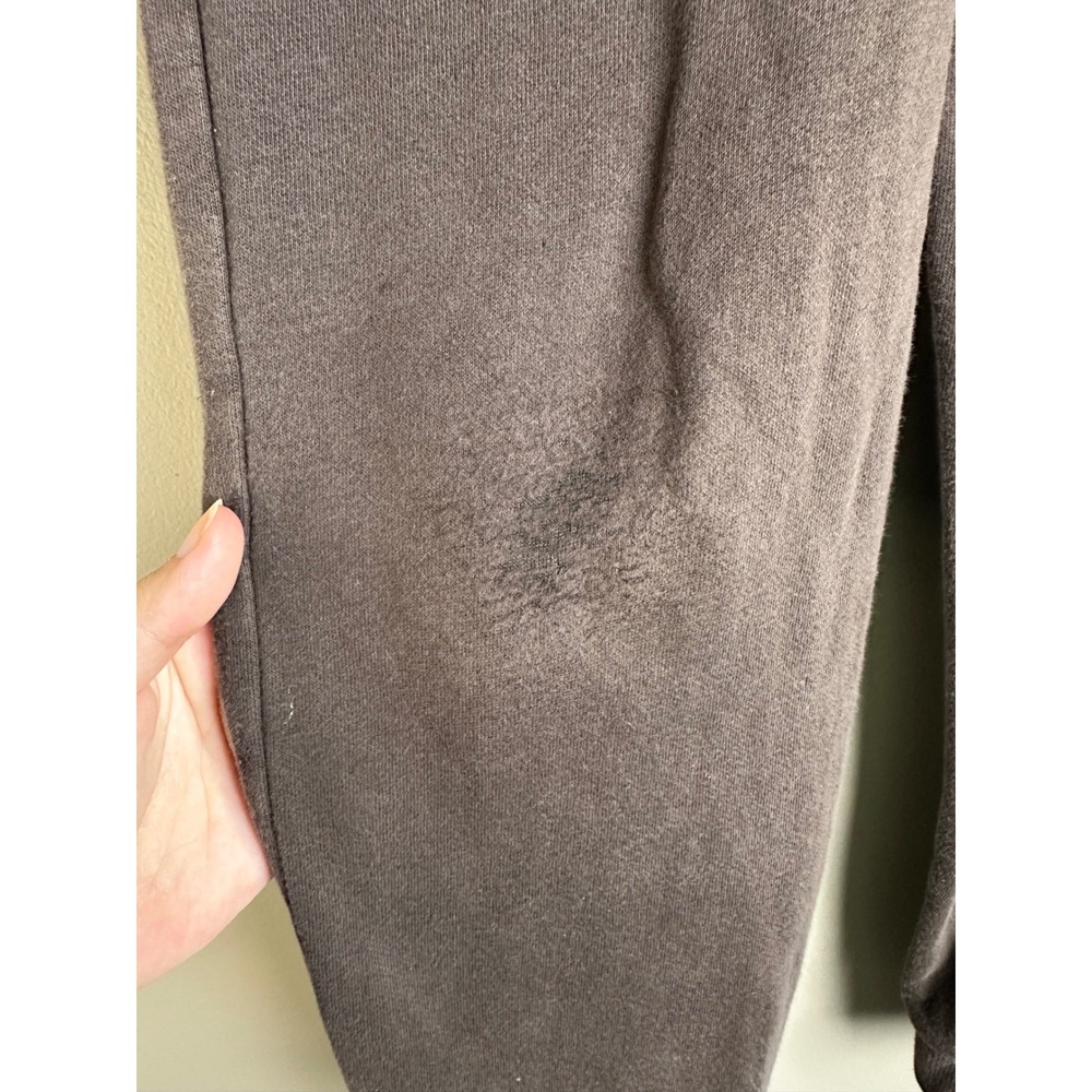 HM Kids Joggers Dark Brown Fleece Sweatpants Size 10 Drawstring Cuffs - Picture 4 of 4